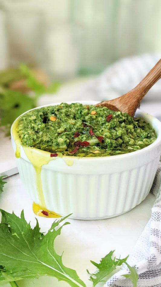 Mustard Green Pesto